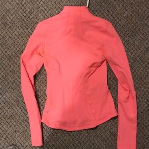 Tops - Coral (pink/orange) Lululemon Zip Up Tops - Coral (pink/orange) Lululemon Zip Up
